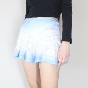 COPY - Lucky in Love Blue & White Tennis Mini Skort